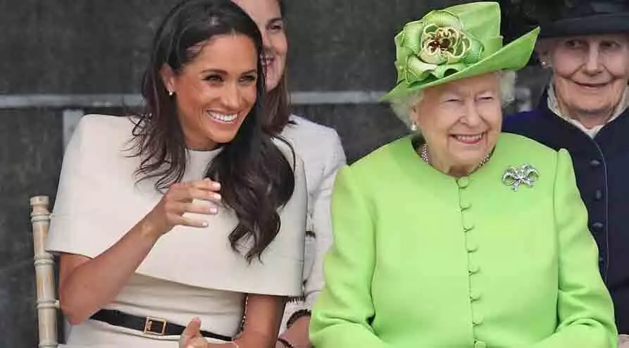 Meghan Markle and Queen Elizabeth