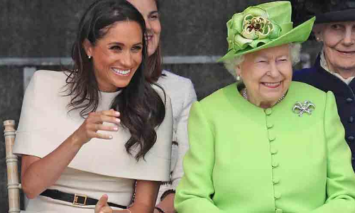 Meghan Markle and Queen Elizabeth