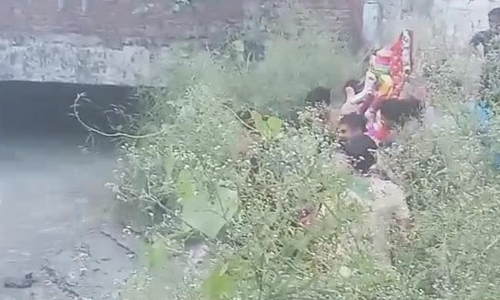 Ganesha idol immersion