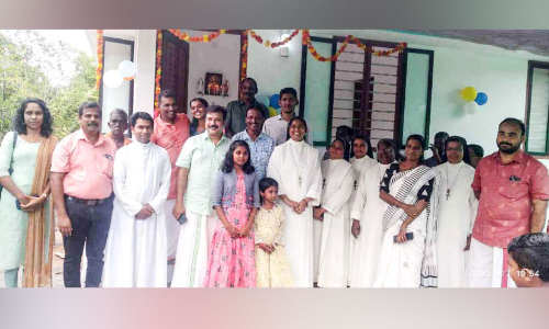 A house was built and given to the students