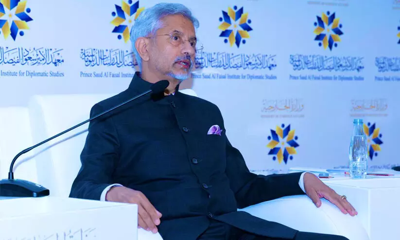 നയതന്ത്രജ്ഞരെ വാർത്തെടുക്കുന്ന സൗദി ഇൻസ്റ്റിറ്റ്യൂട്ട് സന്ദർശിച്ച് ഇന്ത്യൻ വിദേശകാര്യമന്ത്രി