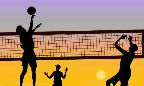 കൈറ്റ് ബീച്ചിൽ വോളി ആരവം