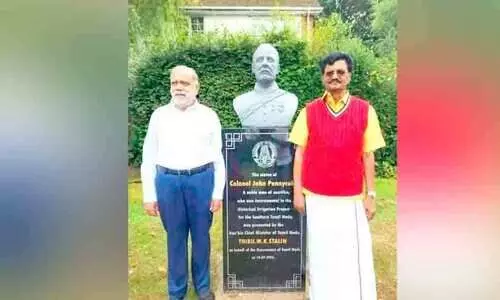 മുല്ലപ്പെരിയാർ ശിൽപിക്ക് ലണ്ടനിൽ സ്മാരകം ഒരുക്കി തമിഴ്നാട്