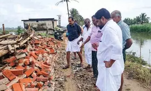 മിന്നൽ ചുഴലി: കർഷക സംഘം നേതാക്കൾ സന്ദർശിച്ചു മിന്നൽ ചുഴലി: കർഷക സംഘം നേതാക്കൾ സന്ദർശിച്ചു
