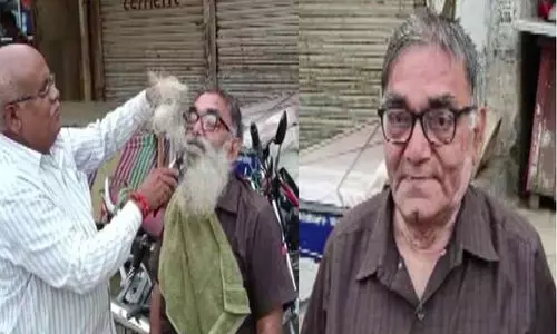 പോരാട്ടം വിജയിച്ചു; 21 വർഷത്തിന് ശേഷം താടിവടിച്ച് രാംശങ്കർ ഗുപ്ത