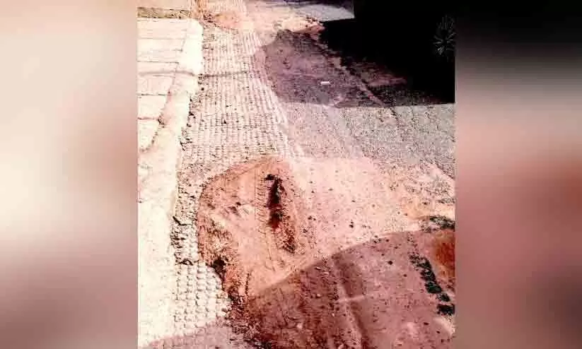 മാഹിയിലെ താൽക്കാലിക കുഴിയടക്കൽ നിർത്തി