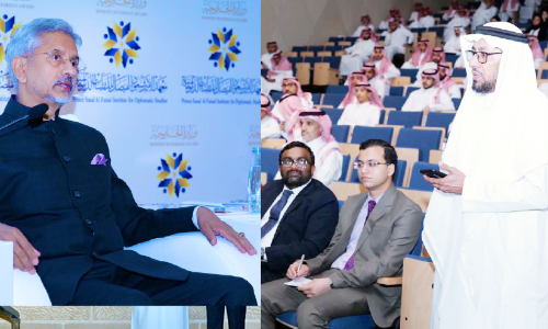 സൗദി നയതന്ത്രജ്ഞ വിദ്യാർഥികളോട് സംവദിച്ച് മന്ത്രി