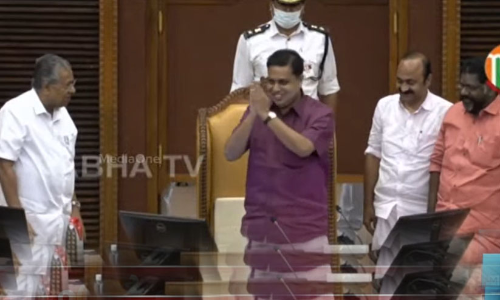 96 വോട്ടോടെ എ.എൻ ഷംസീർ സ്പീക്കർ; മതനിരപേക്ഷതയുടെ മൂല്യം അറിയുന്നയാളെന്ന് മുഖ്യമന്ത്രി