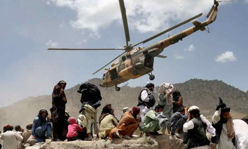അമേരിക്കൻ ഹെലികോപ്റ്ററിൽ താലിബാന്റെ പരിശീലനം; തകർന്ന് മൂന്ന് മരണം