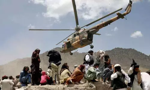 അമേരിക്കൻ ഹെലികോപ്റ്ററിൽ താലിബാന്റെ പരിശീലനം; തകർന്ന് മൂന്ന് മരണം