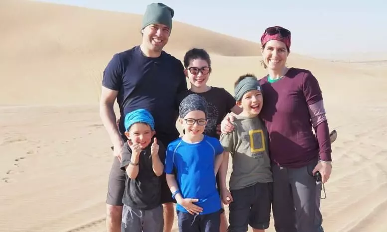 Canadian family taking world tour before children lose their vision Canadian family taking world tour before children lose their vision