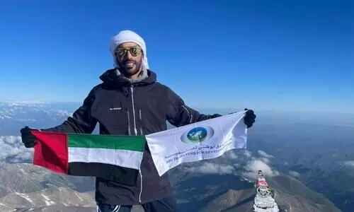 എൽബ്രസ് കൊടുമുടി കീഴടക്കി ഇമാറാത്തി എൻജിനീയർ