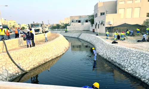 മ​ഴ​വെ​ള്ള ക​നാ​ൽ ശു​ചീ​ക​ര​ണ പ്ര​വ​ർ​ത്ത​ന​ങ്ങ​ളു​മാ​യി മ​ന്ത്രാ​ല​യം