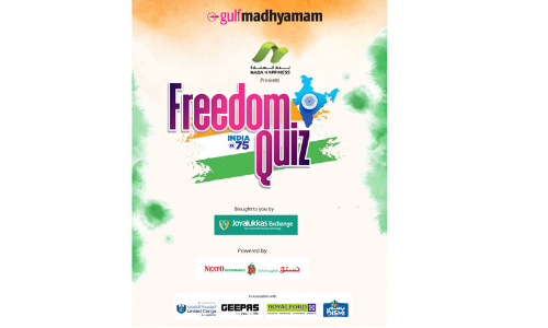 ഇന്ത്യ@75 ഫ്രീഡം ക്വിസ്​ മത്സരം: അവസാന ഘട്ട വിജയികളെ പ്രഖ്യാപിച്ചു