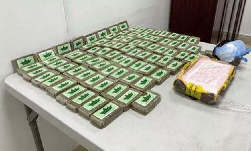 9.5 കി​ലോ​ഗ്രാം വി​ല​വ​രു​ന്ന ഹ​ഷീ​ഷും കൊ​ക്കെ​യ്നും പി​ടി​കൂ​ടി