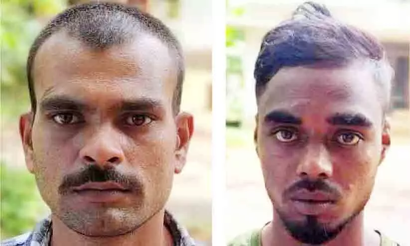കഞ്ചാവുമായി രണ്ട് അന്തർസംസ്ഥാനക്കാർ അറസ്റ്റിൽ