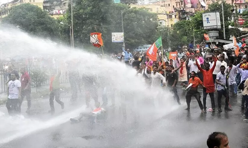 Stopped From Joining BJP March Stopped From Joining BJP March