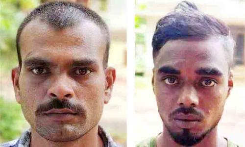 കഞ്ചാവുമായി രണ്ട് അന്തർസംസ്ഥാനക്കാർ അറസ്റ്റിൽ