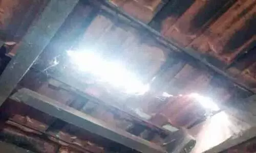 കരയത്തുംചാലിൽ കരിങ്കൽ ക്വാറിയില്‍ ഉഗ്രസ്‌ഫോടനം; വീടിന്റെ മേല്‍ക്കൂര തകര്‍ന്നു