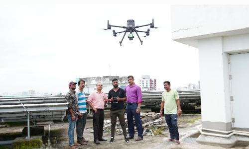 kochi metro drone survey