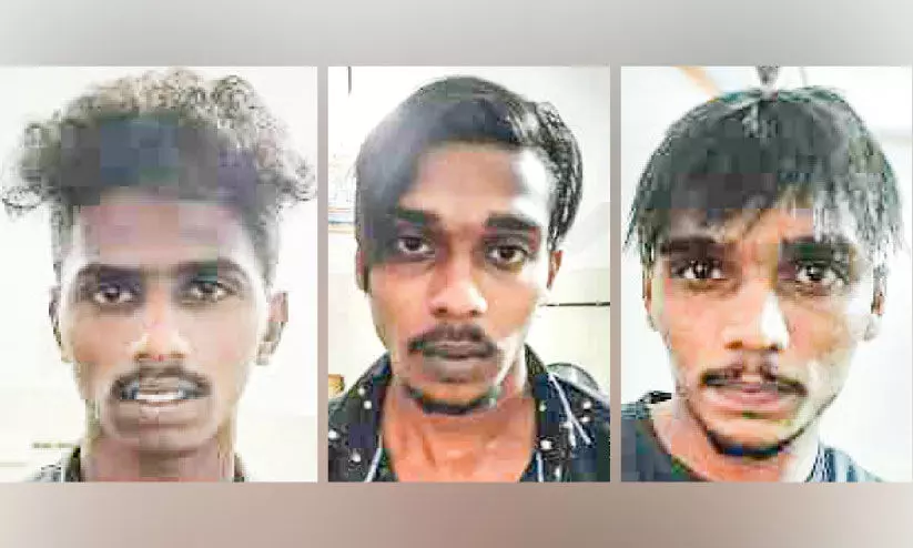 സോളാർ ബാറ്ററി മോഷണം: മൂന്ന് യുവാക്കൾ അറസ്റ്റില്‍