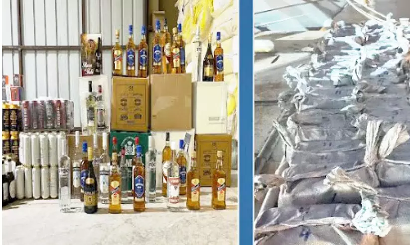 മദ്യം പിടികൂടി മദ്യം പിടികൂടി