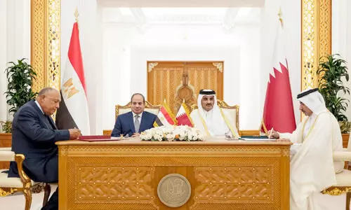 സൗഹൃദം ദൃഢമാക്കി ഖത്തർ-ഈജിപ്ത്