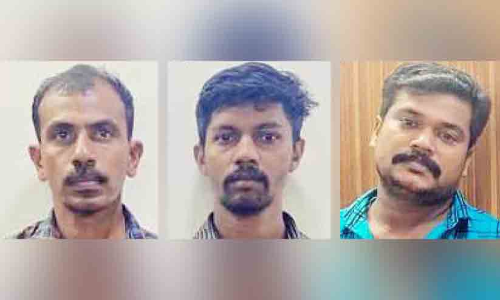 വീട്ടമ്മയുടെ നഗ്നവീഡിയോ മോർഫ് ചെയ്ത് പ്രചരിപ്പിച്ച കേസിൽ മൂന്നുപേർ അറസ്റ്റിൽ