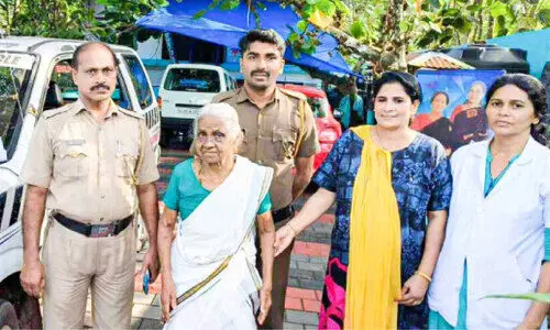 ലക്ഷ്മിക്കുട്ടിയമ്മക്ക്​​ അഭയമൊരുക്കി ജനമൈത്രി പൊലീസ്