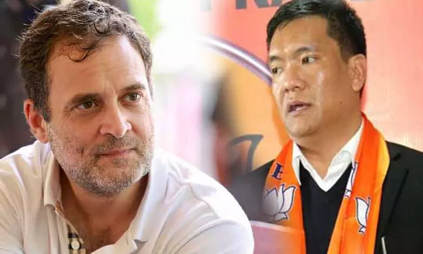 പേമ ഖണ്ഡുവിന് വായടപ്പൻ മറുപടിയുമായി കോൺഗ്രസ്: ബി.ജെ.പി വാഷിങ് മെഷീന്റെ മറ്റൊരു ഉൽപന്നം