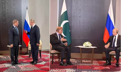 ആരെങ്കിലുമൊന്ന് സഹായിക്കാമോ ? പുടിനുമൊത്തുള്ള പാക് പ്രധാനമന്ത്രിയു​ടെ വിഡിയോ വൈറൽ