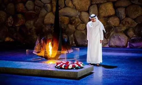 യു.എ.ഇ സംഘം ഇസ്രായേലിലെ ഹോളോകോസ്റ്റ് സ്മാരകം സന്ദർശിച്ചു