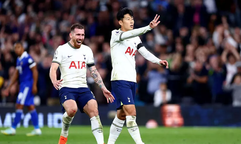 സൺ ഹ്യൂങ് മിന്നിന് ഹാട്രിക്; ലെയ്സെസ്റ്റർ സിറ്റിയെ 2-6ന് തകർത്ത് ടോട്ടൻഹാം