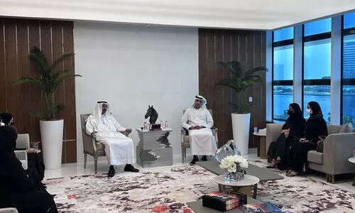 ബഹിരാകാശ കേന്ദ്രം പ്രതിനിധികൾ മുഹമ്മദ് ബിൻ റാശിദ് ലൈബ്രറി സന്ദർശിച്ചു