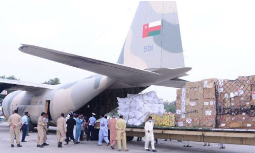 പാകിസ്താനിലെ പ്രളയം: കൈത്താങ്ങുമായി ഒമാൻ പാകിസ്താനിലെ പ്രളയം: കൈത്താങ്ങുമായി ഒമാൻ