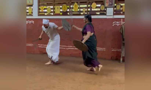 മീനാക്ഷിയമ്മ വാൾചുഴറ്റി; താൻ ഷവർമയായെന്ന്​ ഖാലിദ്​ അൽ അമീരി !