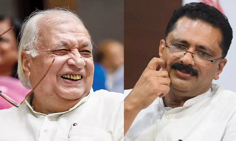 രാജ്യത്തിന്റെ അഖണ്ഡതയെ ചോദ്യം ചെയ്തു; കെ.ടി ജലീലിനെതിരെ ഗവര്ണര് ആരിഫ് മുഹമ്മദ് ഖാന് രാജ്യത്തിന്റെ അഖണ്ഡതയെ ചോദ്യം ചെയ്തു; കെ.ടി ജലീലിനെതിരെ ഗവര്ണര് ആരിഫ് മുഹമ്മദ് ഖാന്