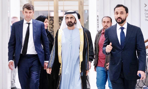 ശൈഖ് മുഹമ്മദ് എലിസബത്ത് രാജ്ഞിക്ക് അന്തിമോപചാരമർപ്പിച്ചു ശൈഖ് മുഹമ്മദ് എലിസബത്ത് രാജ്ഞിക്ക് അന്തിമോപചാരമർപ്പിച്ചു