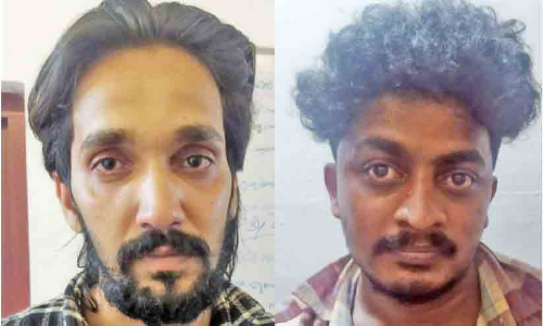 മയക്കുമരുന്നുമായി രണ്ടുപേർ പിടിയിൽ മയക്കുമരുന്നുമായി രണ്ടുപേർ പിടിയിൽ