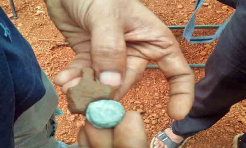 ടിപ്പു കോട്ട മൂന്നാംഘട്ട ഉത്ഖനനം; നാണയം അടിക്കാൻ ഉപയോഗിച്ചിരുന്ന കമ്മട്ടത്തിന്റെ ഭാഗം കണ്ടെത്തി