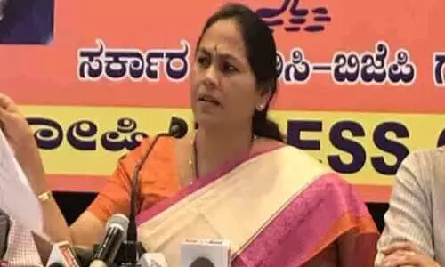 സ്ത്രീകള്‍ക്കു മാത്രമല്ല, ഗവര്‍ണര്‍ക്കുപോലും സുരക്ഷയില്ലാത്ത സംസ്ഥാനമായി കേരളം മാറി -കേന്ദ്രമന്ത്രി ശോഭ കരന്തലജെ