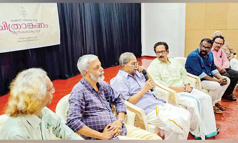 Thunchan Parambu painting camp has started