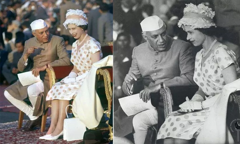 എലിസബത്ത് രാജ്ഞിയോടുള്ള വിശ്വസ്തതയുടെ ഭാഗമായി നെഹ്റു ബ്രിട്ടീഷ് പൗരത്വം സ്വീകരിച്ചിരുന്നു; സത്യമെന്ത്