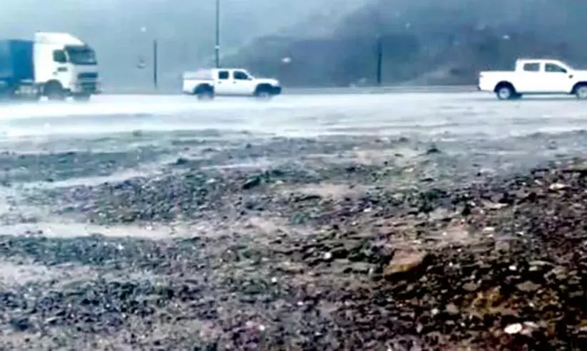 വീണ്ടും മഴ, ആലിപ്പഴ വർഷം