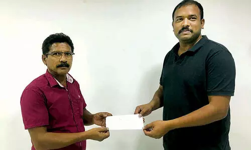 തമിഴ്നാട് സ്വദേശിക്ക് ഗൾഫ് കിറ്റും ചികിത്സാസഹായവും നൽകി ഹോപ്