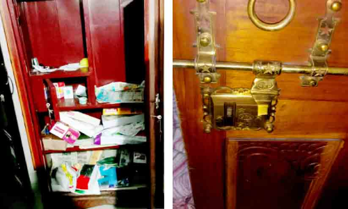 ചെറുതുരുത്തിയിൽ വീട്ടിൽനിന്ന് 80,000 രൂപയും മൂന്ന് പവനും കവർന്നു