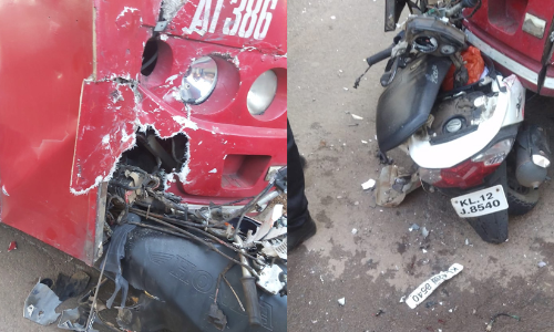 പനമരത്ത് ബസും സ്കൂട്ടറും കൂട്ടിയിടിച്ച് യുവാവും മകനും മരിച്ചു