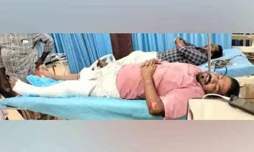 തെരുവു നായ്ക്കൾ കുറുകെ ഓടി; ബൈക്ക് യാത്രക്കാർക്ക് പരിക്ക്