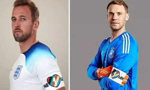 ഖത്തർ ലോക കപ്പിൽ ഒൺ ലവ് ബാൻഡുമായി യൂറോപ്യൻ ടീമുകൾ