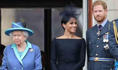 queen Elizabeth, prince harry, meghan markle